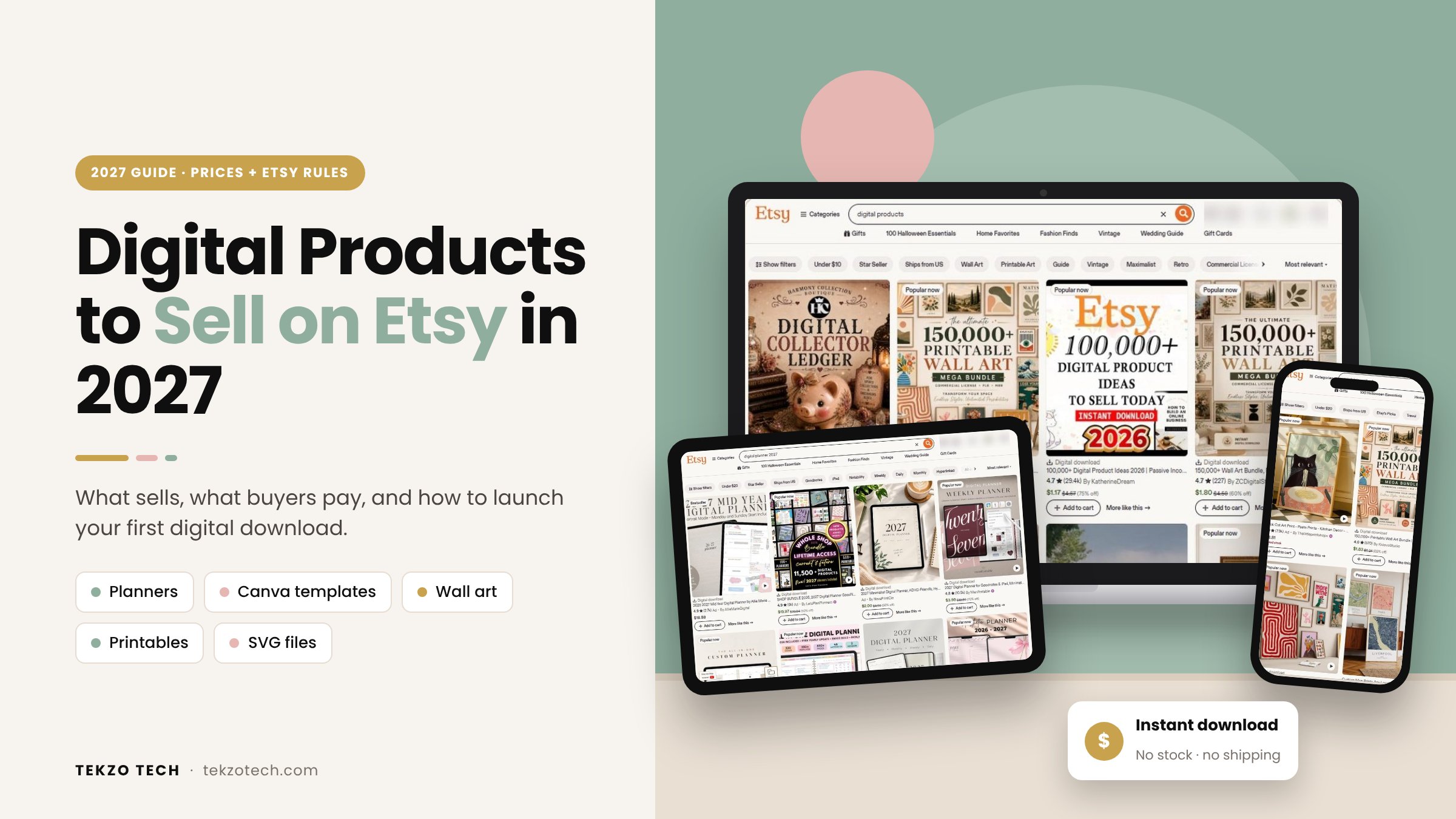 Digital Products to Sell on Etsy in 2027